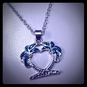 Palm tree necklace